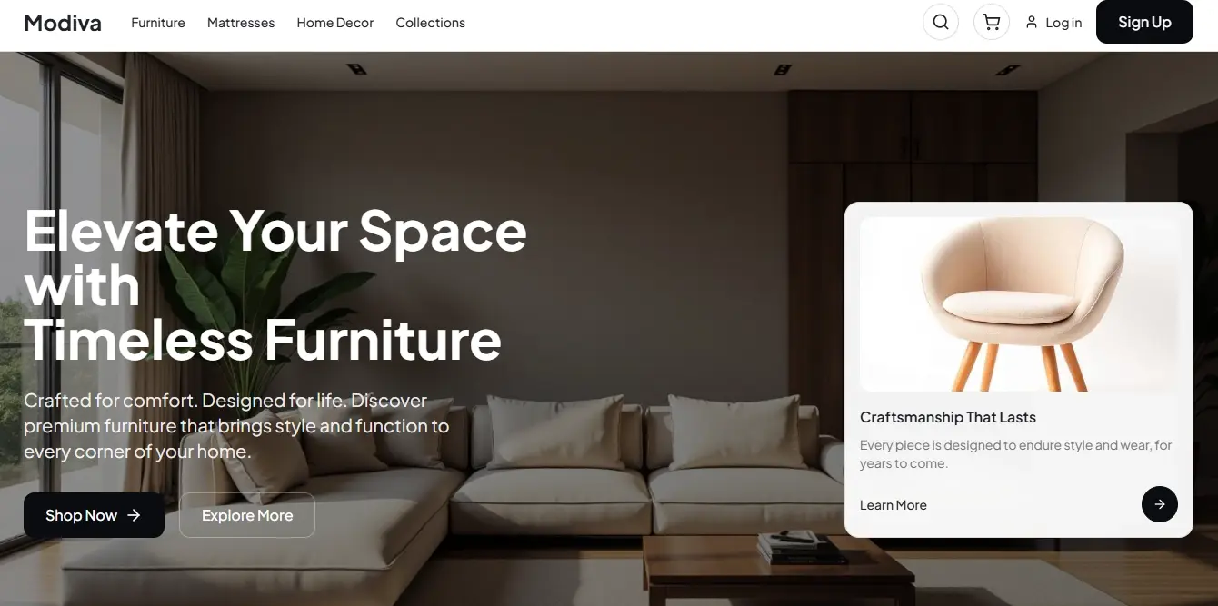 Modiva - Timeless Furniture for Modern Living.