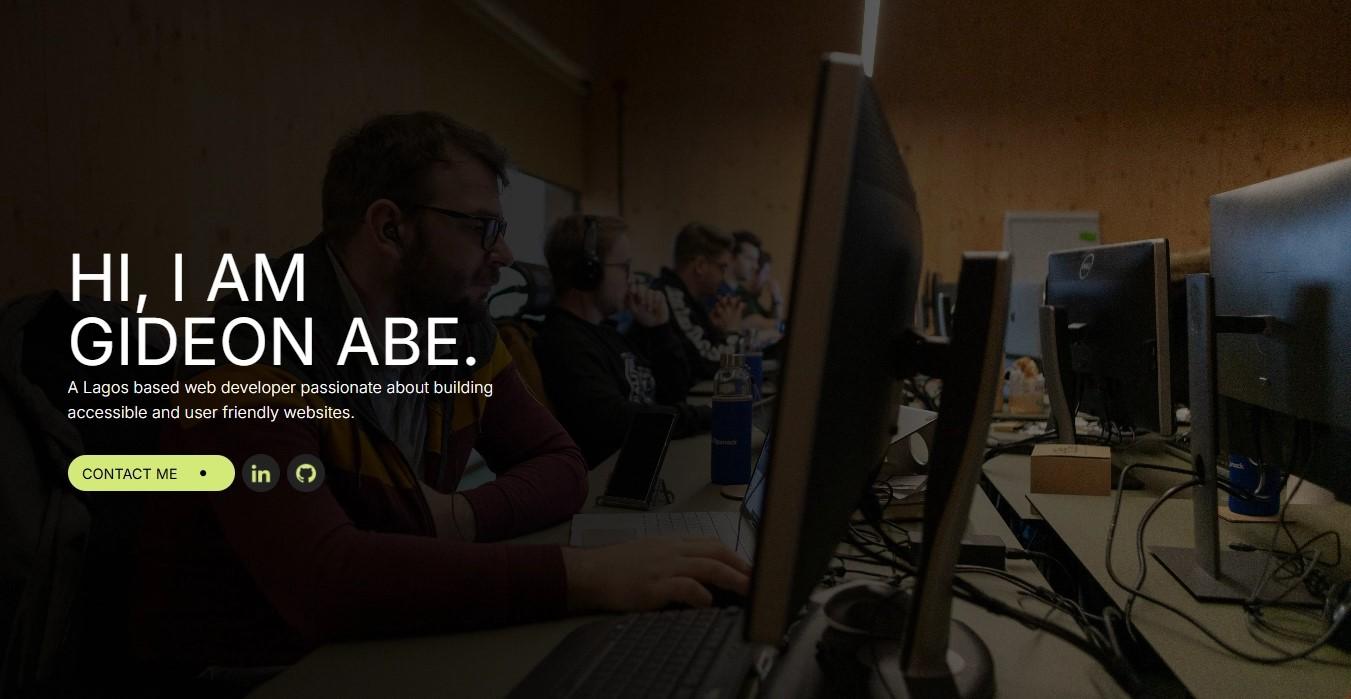 Gideon Abe - Top Web Developer in Nigeria
